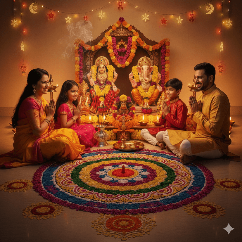 दिवाली 2025: लक्ष्मी-गणेश पूजा विधि, शुभ मुहूर्त और टिप्स | Astrosetu