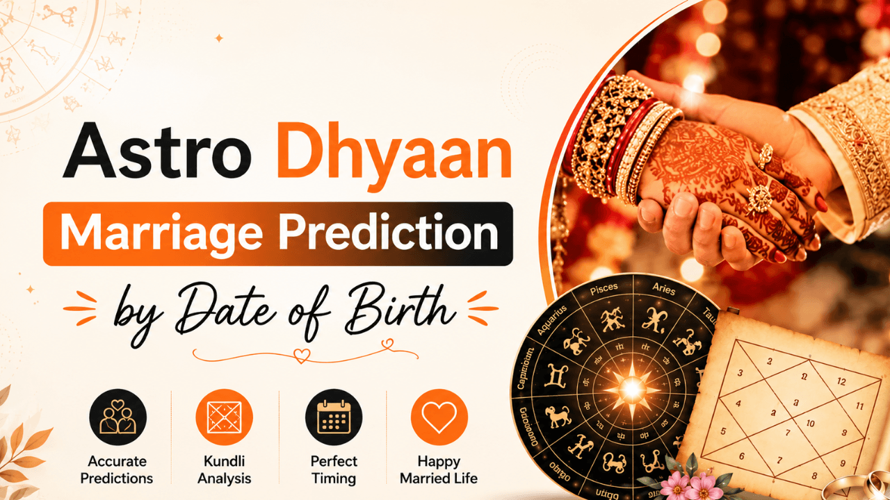 Astro Dhyaan Marriage Prediction by Date of Birth | Know Your Marriage Timing