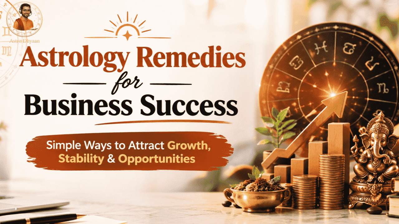 Astrology Remedies for Business Success: Simple Ways to Attract Growth, Stability & Opportunities