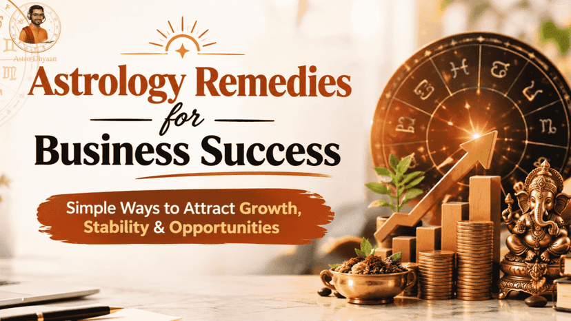 Astrology Remedies for Business Success: Simple Ways to Attract Growth, Stability & Opportunities