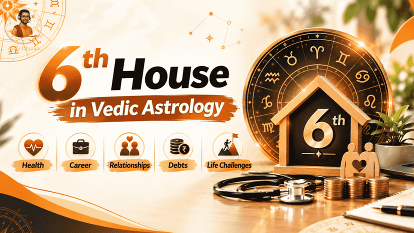 6th House in Vedic Astrology – Health, Career, Relationships, Debts and Life Challenges