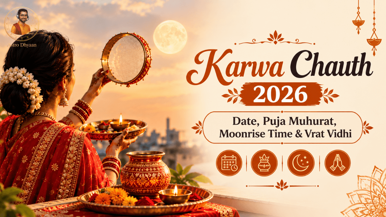Karwa Chauth 2026: Date, Puja Muhurat, Moonrise Time & Vrat Vidhi