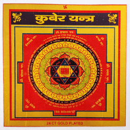 Kuber Yantra | Original Wealth Yantra on Brass Plate for Home & Office | Money Growth, Financial Stability & Positivity | Wall Frame for Living Room 1