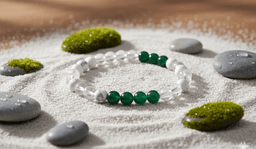 Clear Quartz, Green Aventurine, and Howlite: Trinity Quartz – (represents clarity, healing, and calm together) 2