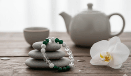 Clear Quartz, Green Aventurine, and Howlite: Trinity Quartz – (represents clarity, healing, and calm together) 4