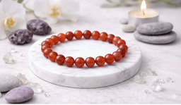 Carnelian Bracelet | Healing Crystal for Confidence & Inner Strength 1