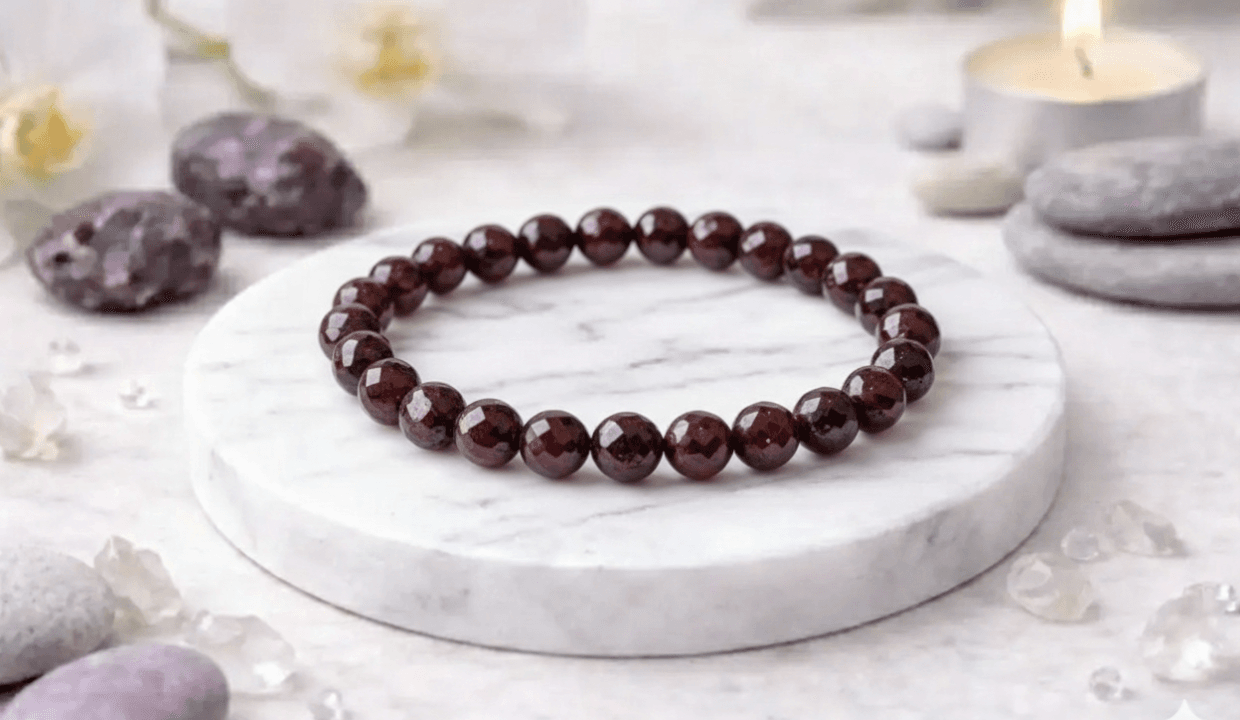 Garnet Bracelet for Sun (Surya)