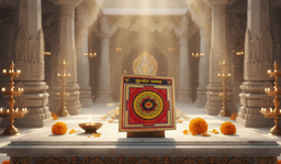 Kuber Yantra | Original Wealth Yantra on Brass Plate for Home & Office | Money Growth, Financial Stability & Positivity | Wall Frame for Living Room 4