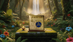 Shri Durga Beesa Yantra | Original Durga Yantra on Brass Plate for Protection & Strength | Fear Removal & Positive Energy | Wall Frame for Home 2