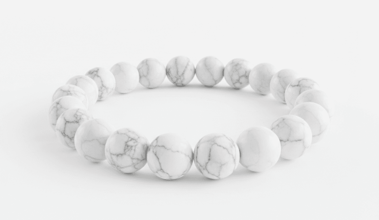 Prem Shanti Howlite Bracelet – Emotional Balance & Love Harmony 3