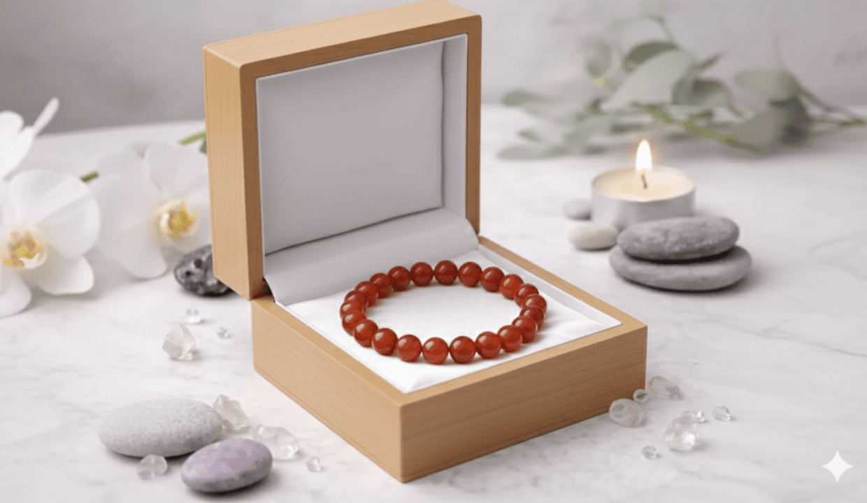 Urja Vardhak Carnelian Bracelet – Energy & Confidence” 3