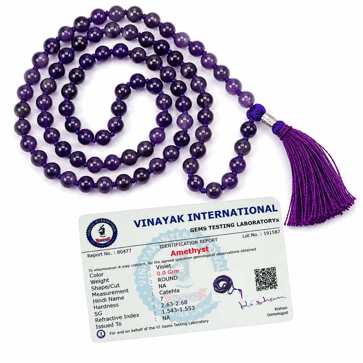 Amethyst mala 3