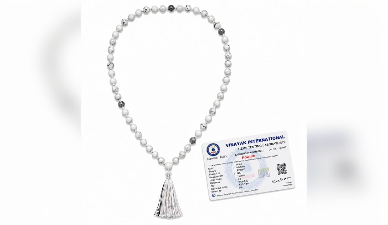 Howlite Mala 3