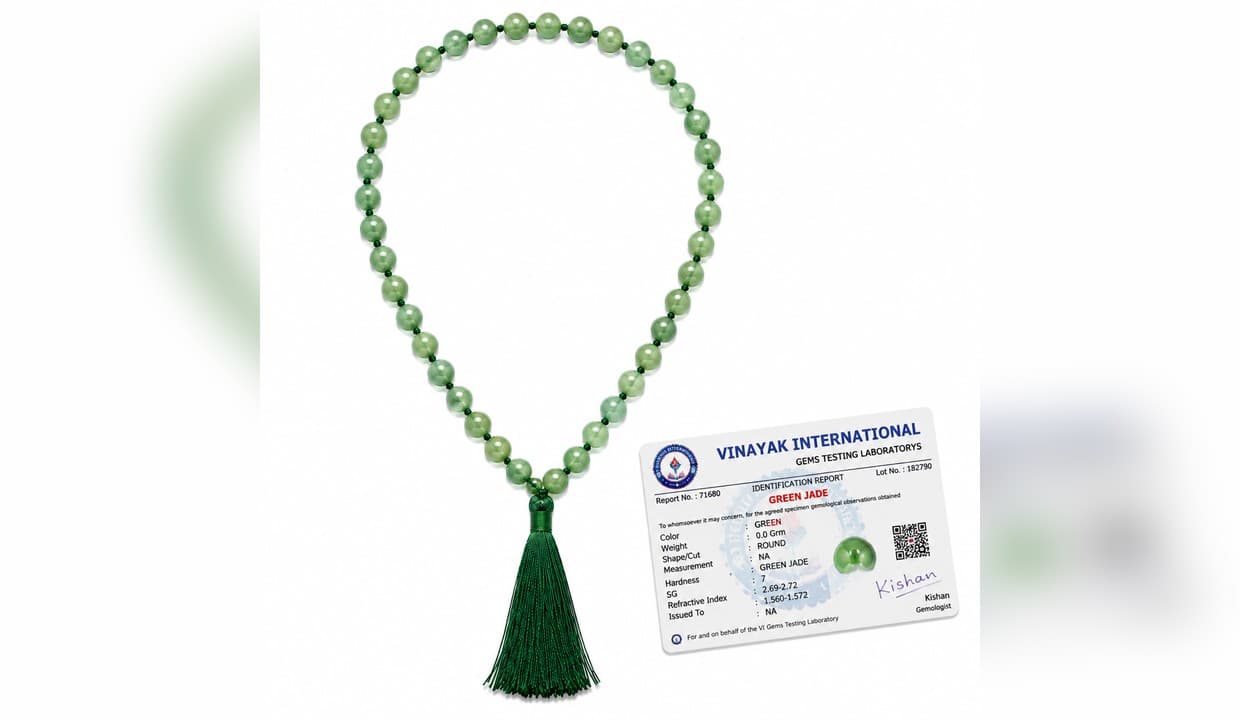 Green Jade Mala 3