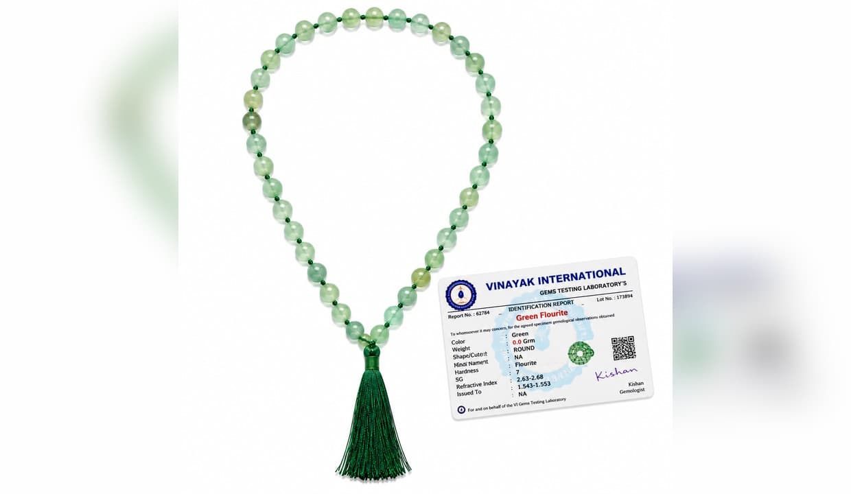 Green Fluorite Mala 3