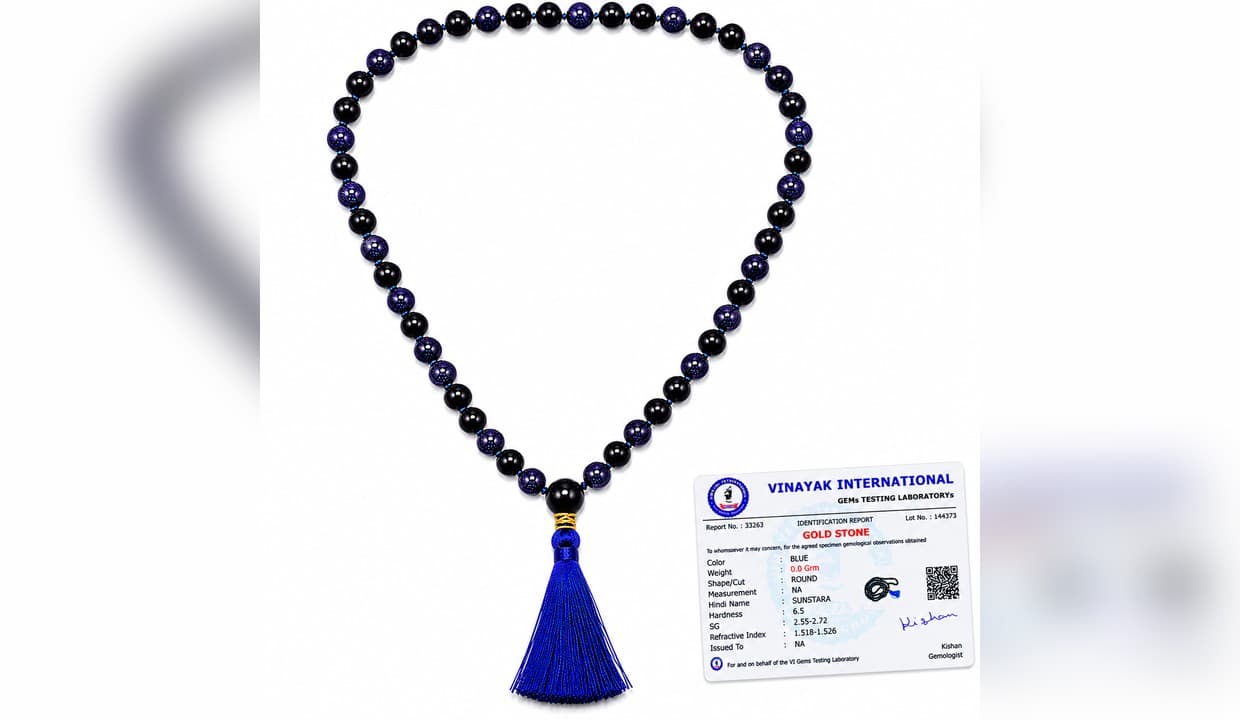 Gold Stone Mala 3