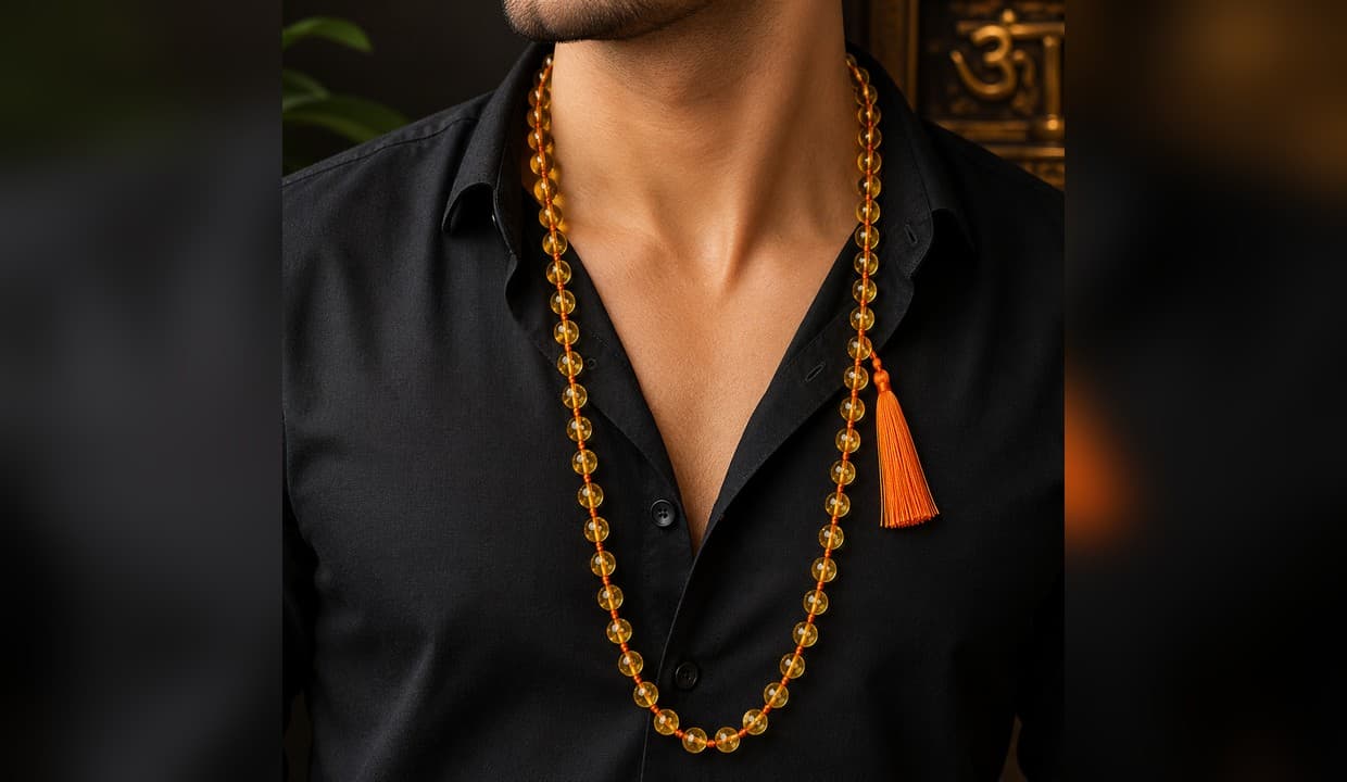 Citrine mala 1