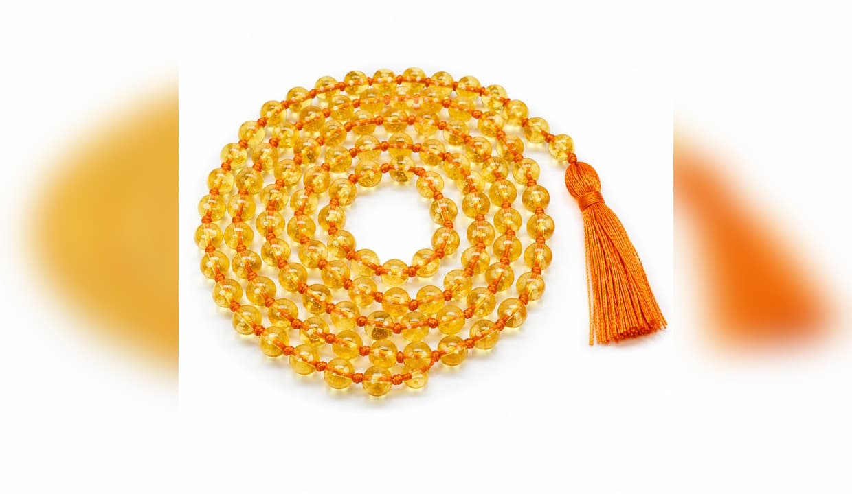 Citrine mala 2