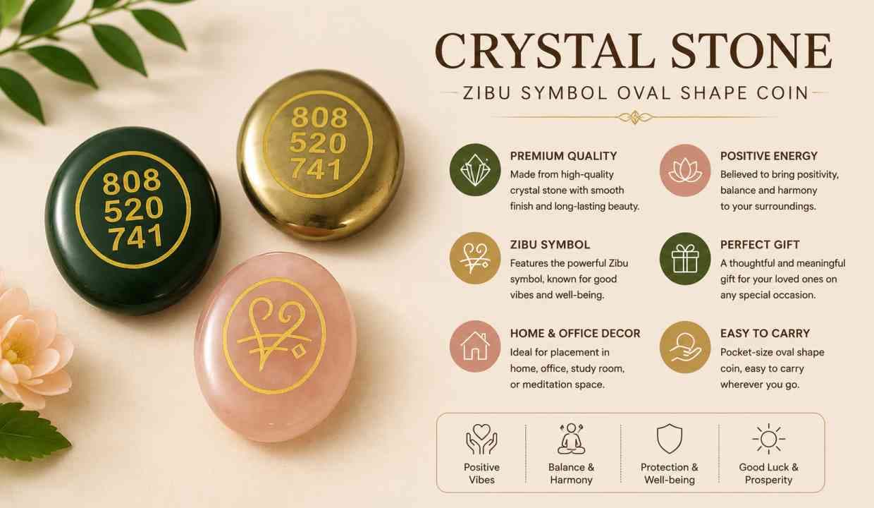 Pyrite Green Jade Aventurine with Rose Quartz Zibu Coin 2