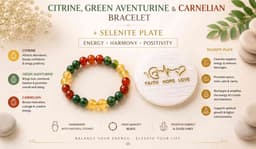 Tejas Bracelet with selenite 1