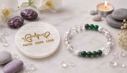 Lakshmi Narayan Bracelet with selenite 1