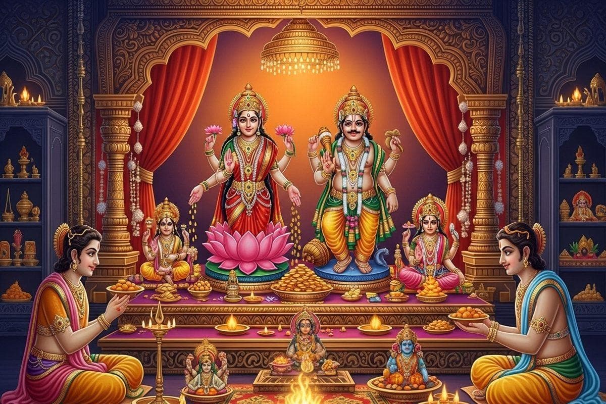 Vishnu–Lakshmi Kuber Puja