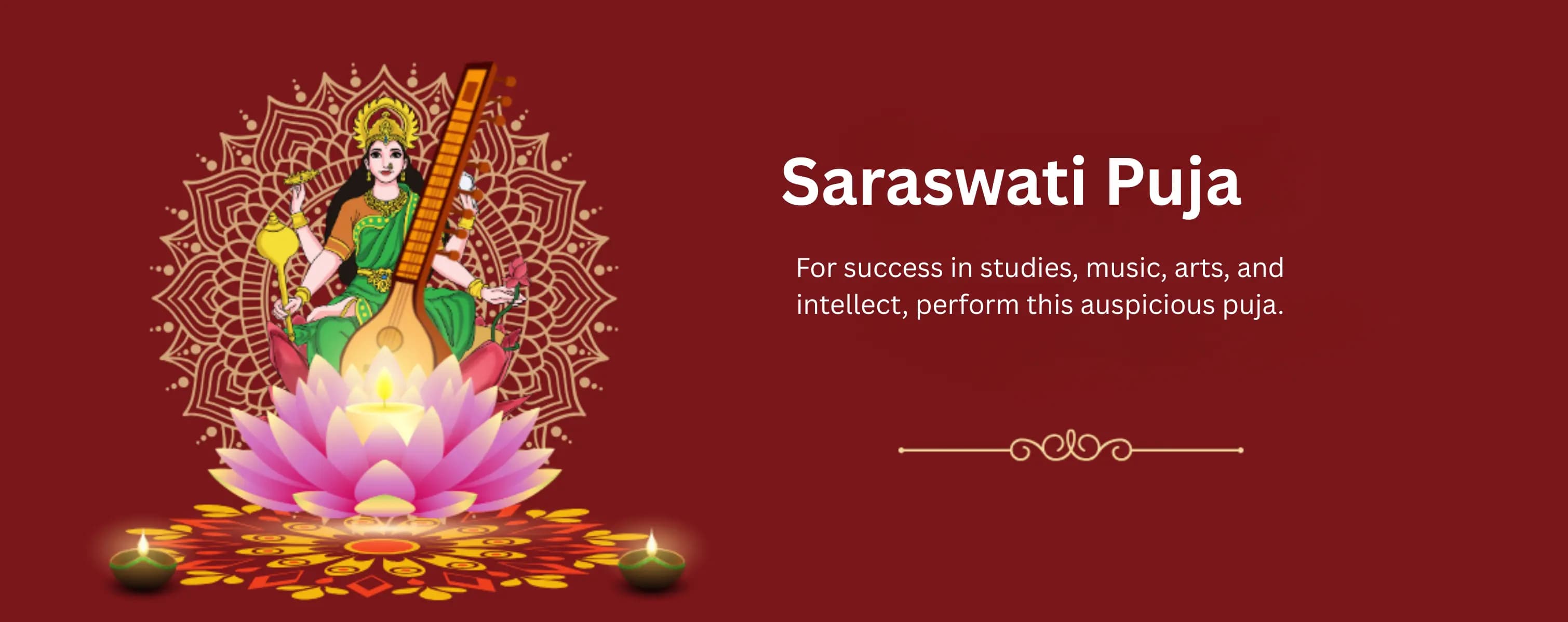 Saraswati Puja for Success in Competitive Exams