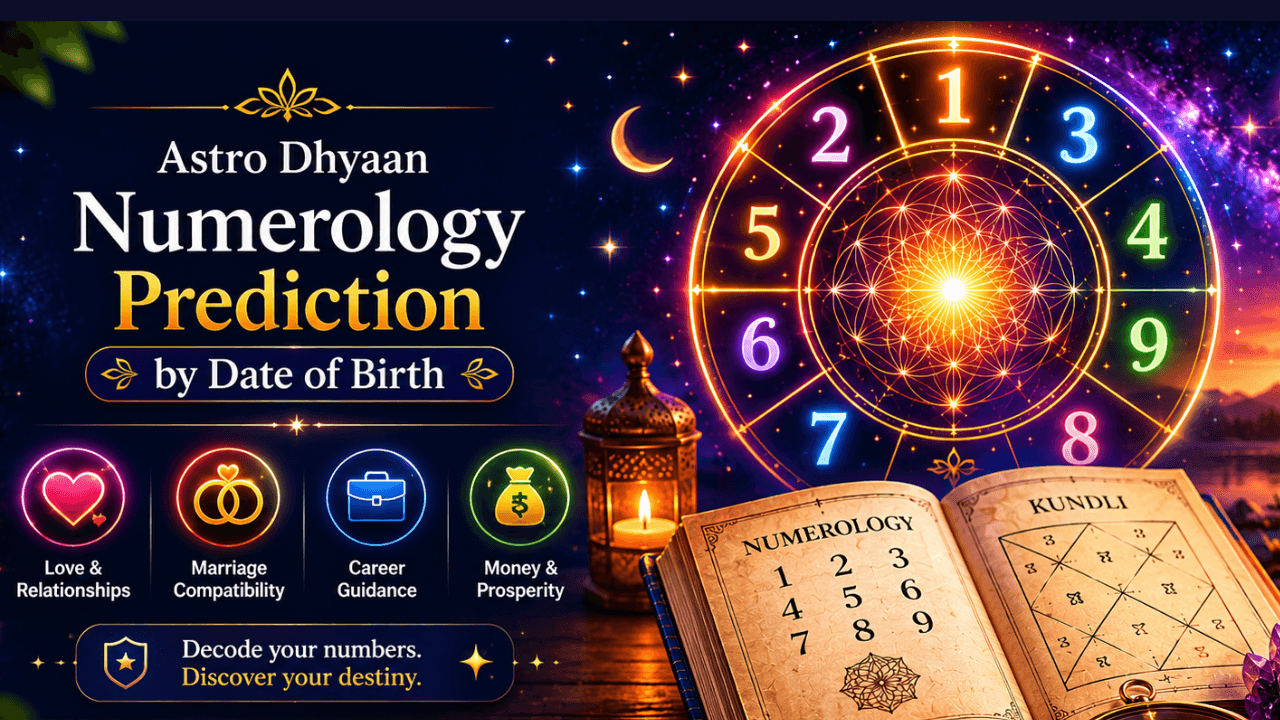 Astro Dhyaan Numerology Prediction by Date of Birth: Unlock Insights into Love, Marriage, Career & Money