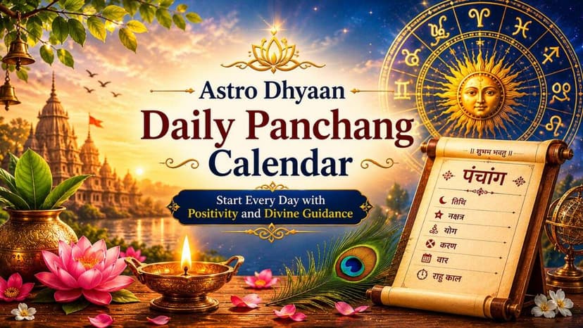 Astro Dhyaan Daily Panchang Calendar – Start Every Day with Positivity and Divine Guidance