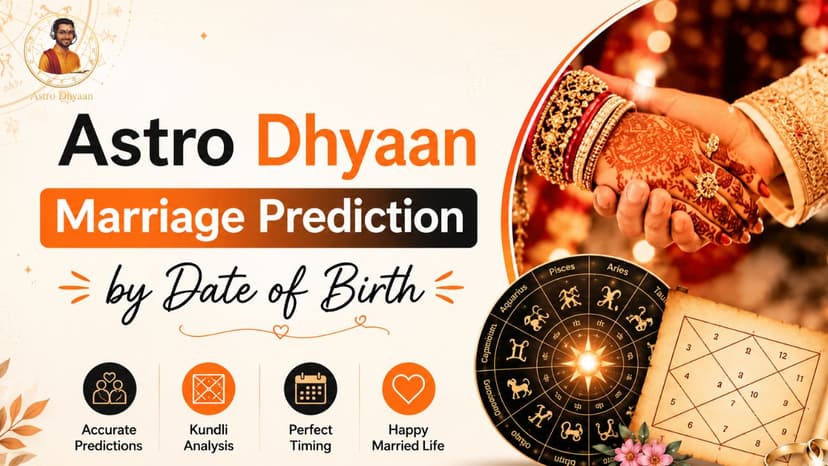 Astro Dhyaan Marriage Prediction by Date of Birth | Know Your Marriage Timing