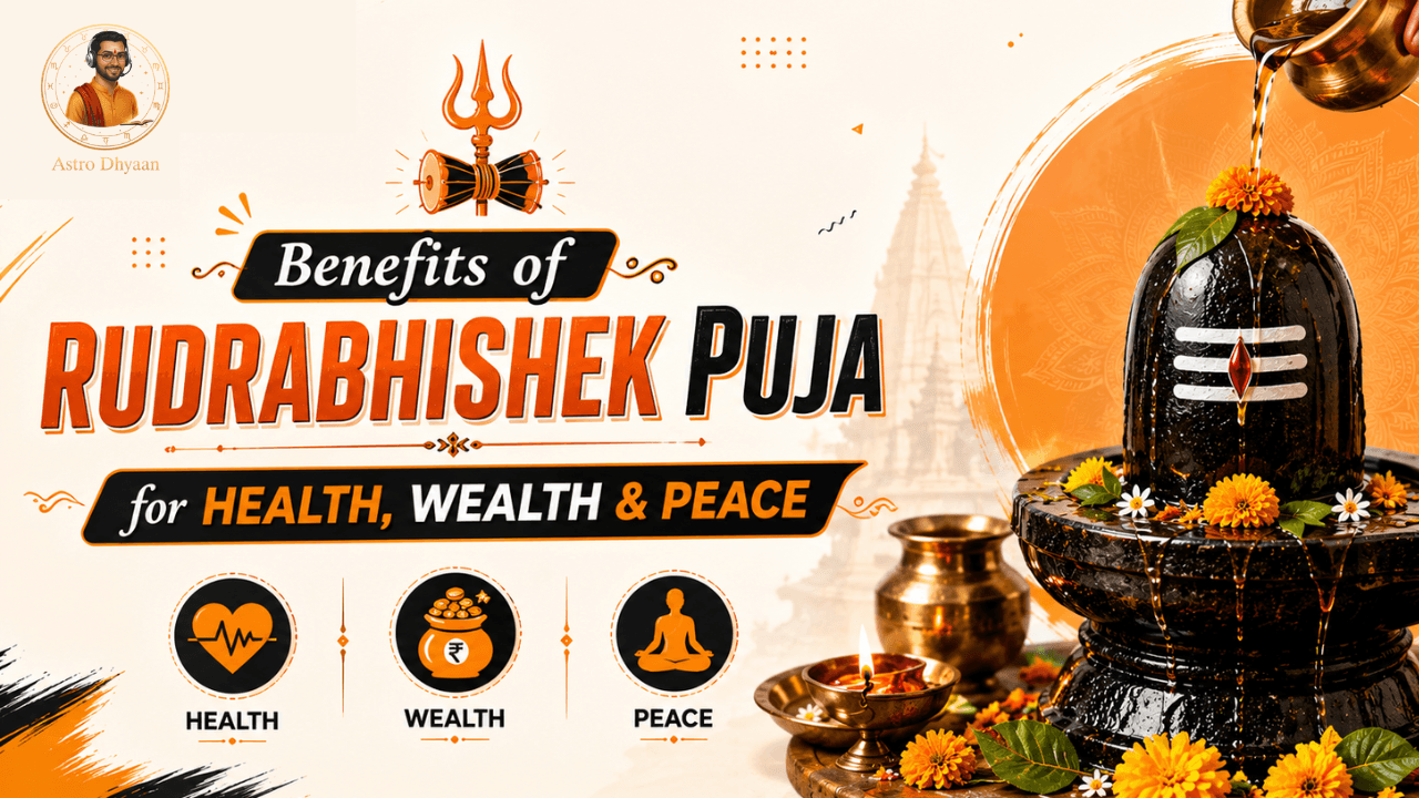 Powerful Benefits of Rudrabhishek Puja for Health, Wealth & Peace