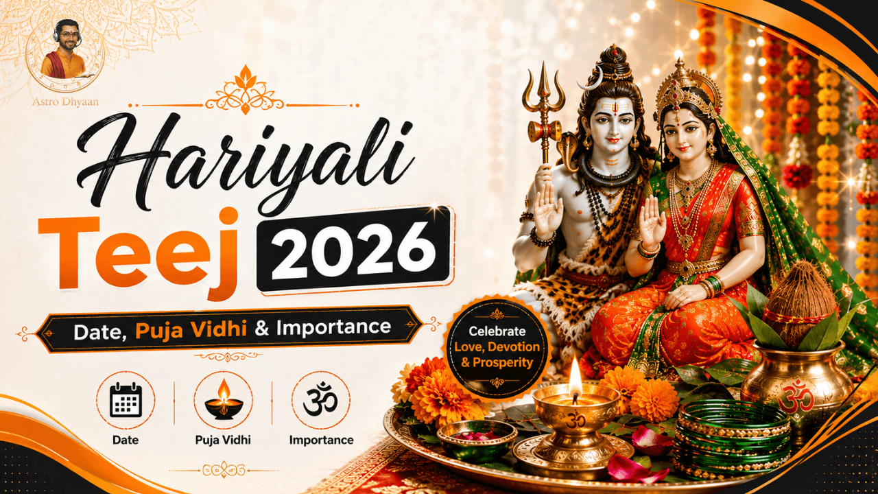 Hariyali Teej 2026: Date, Puja Vidhi & Importance | Astro Dhyaan