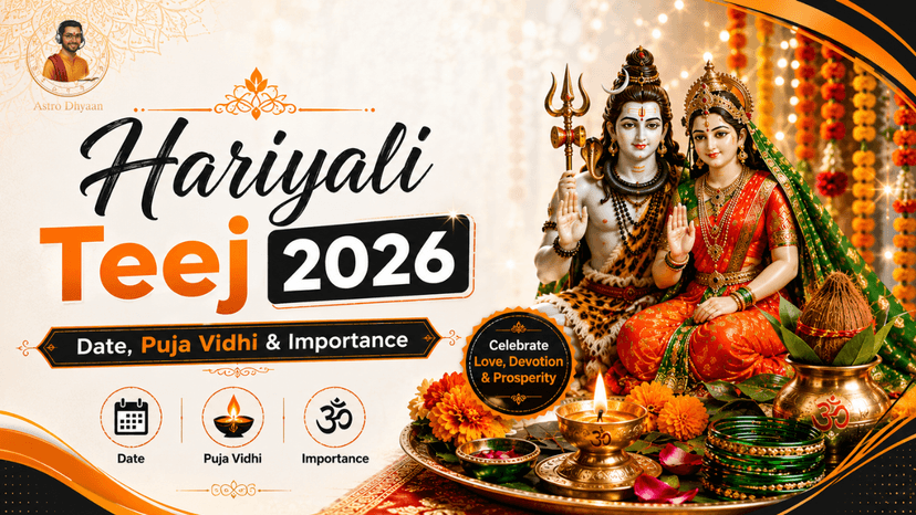 Hariyali Teej 2026: Date, Puja Vidhi & Importance | Astro Dhyaan