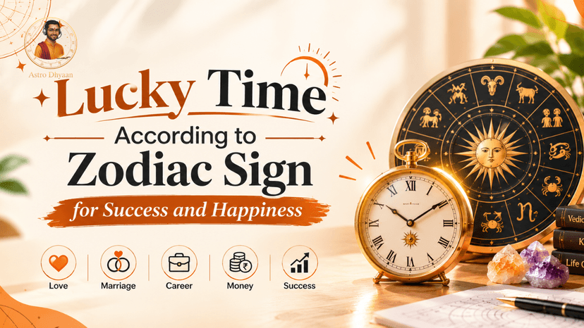 Lucky Time According to Zodiac Sign for Success and Happiness