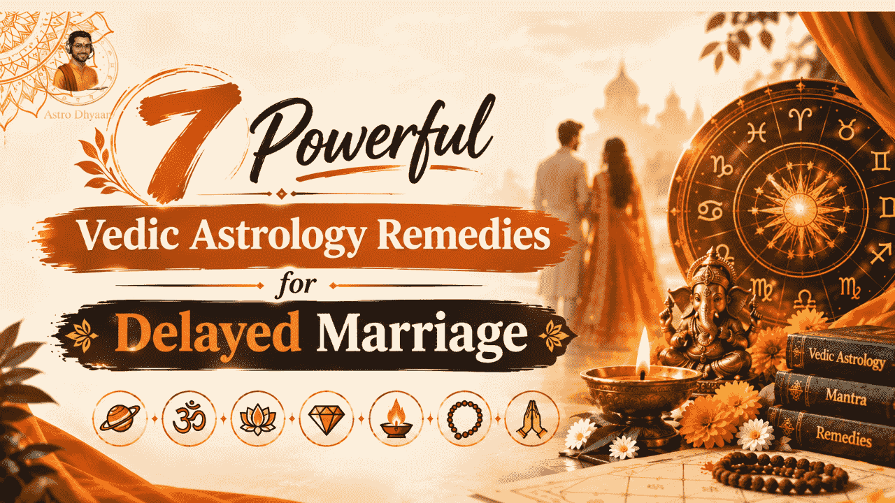 7 Powerful Vedic Astrology Remedies for Delayed Marriage | Astro Dhyaan
