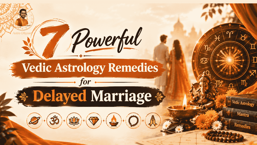 7 Powerful Vedic Astrology Remedies for Delayed Marriage | Astro Dhyaan