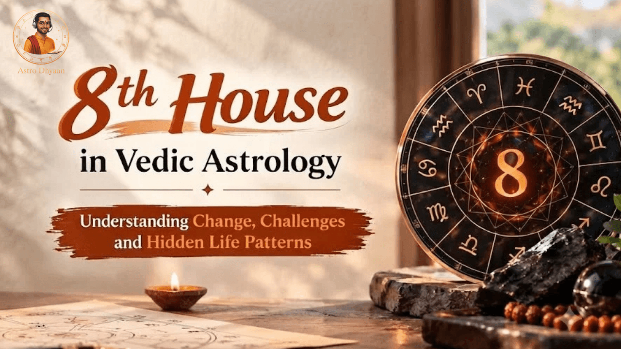 8th House in Vedic Astrology – Understanding Change, Challenges and Hidden Life Patterns