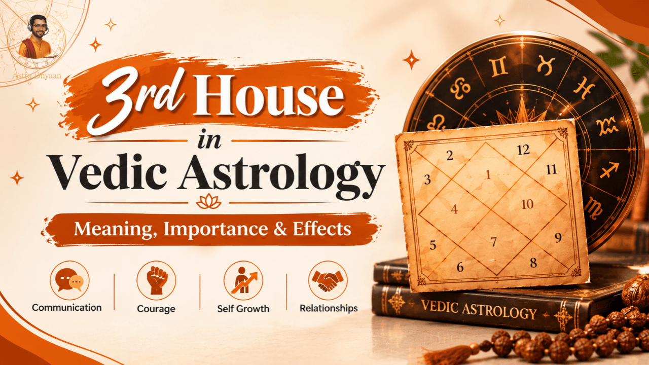 3rd House in Vedic Astrology: Meaning, Importance & Effects