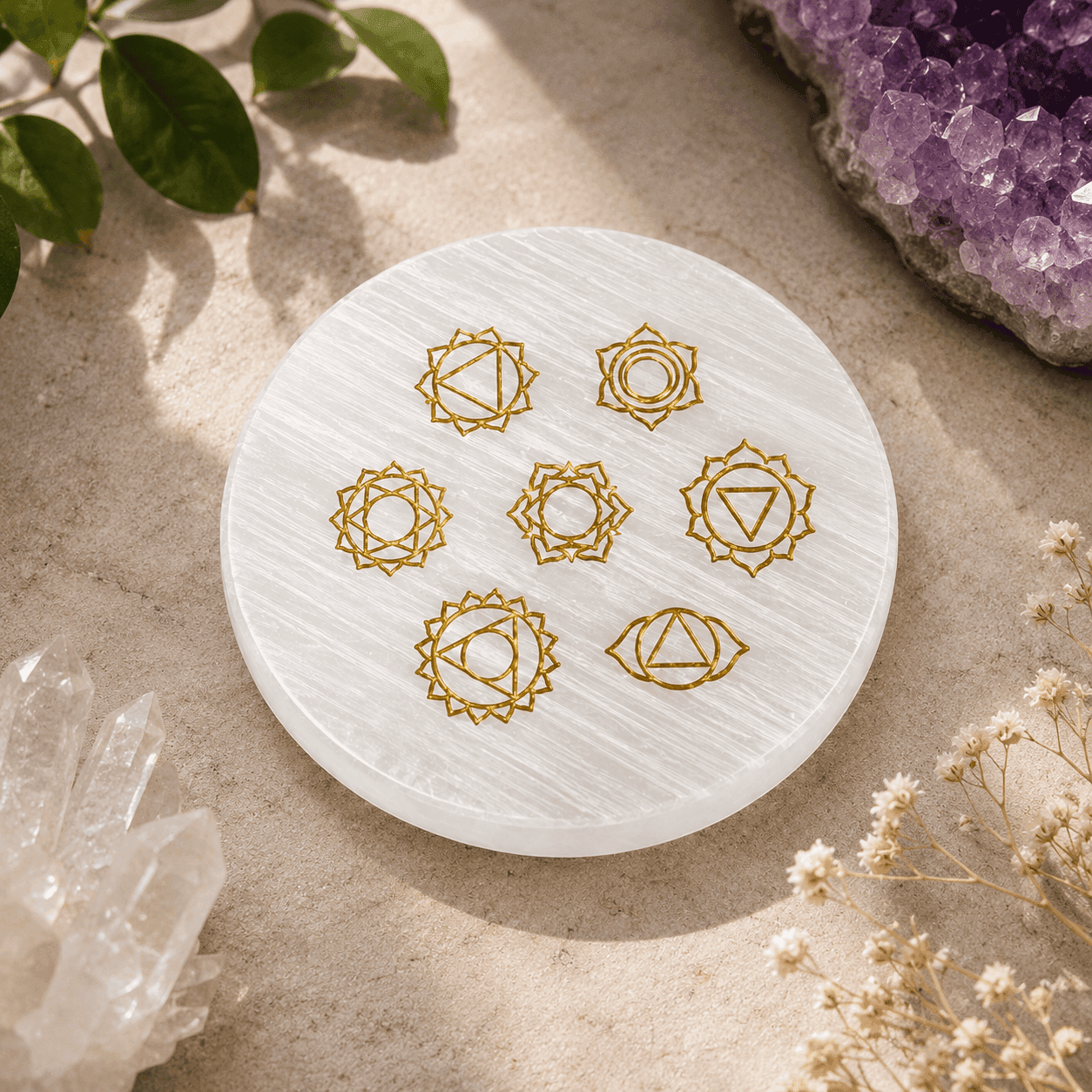 Selenite Plate