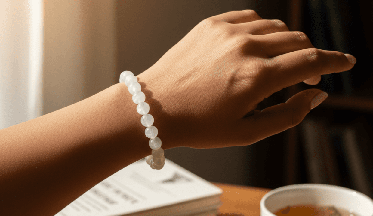 Chinta Haran Moonstone Bracelet – Calm & Emotional Balance alternate view