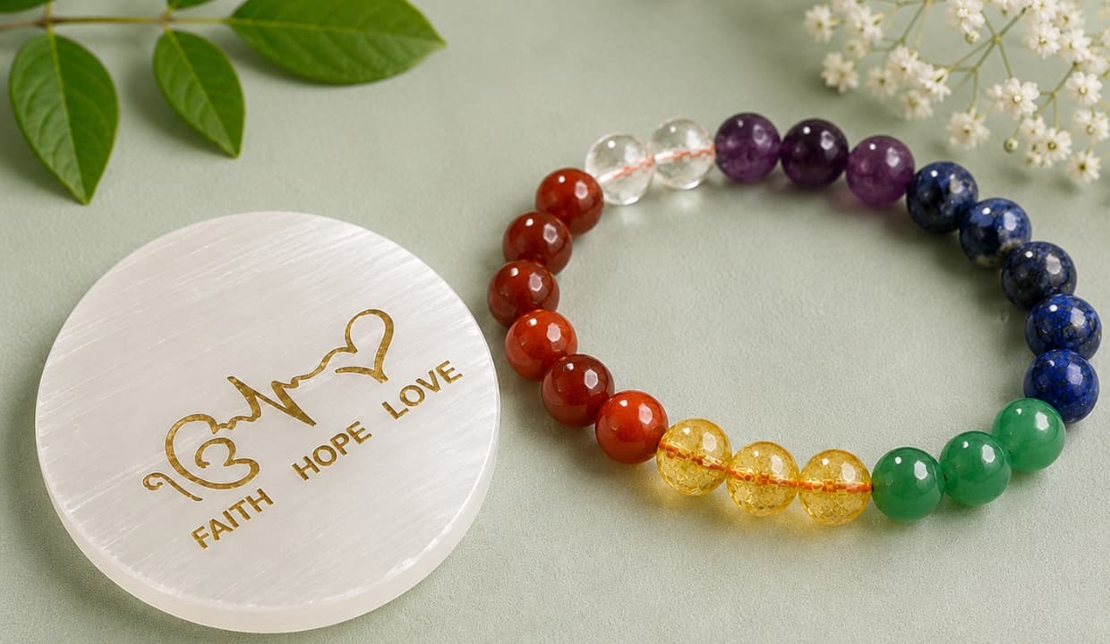 7 Chakra Balance & Selenite Cleansing Combo