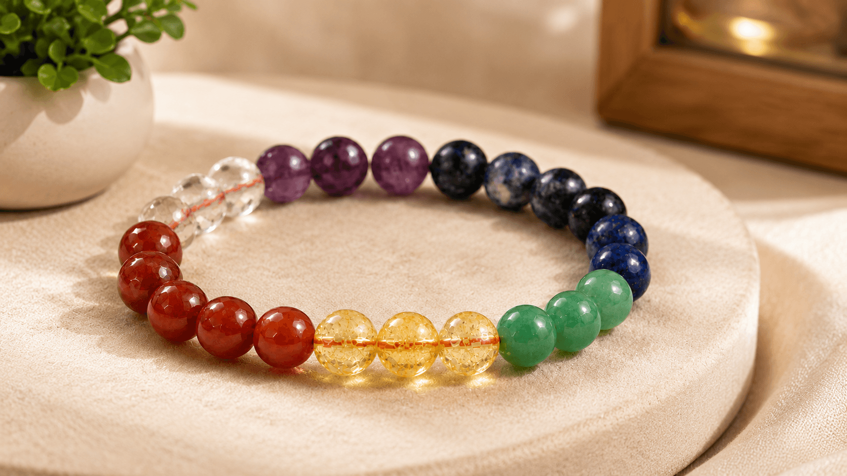 7 Chakra Citrine Bracelet