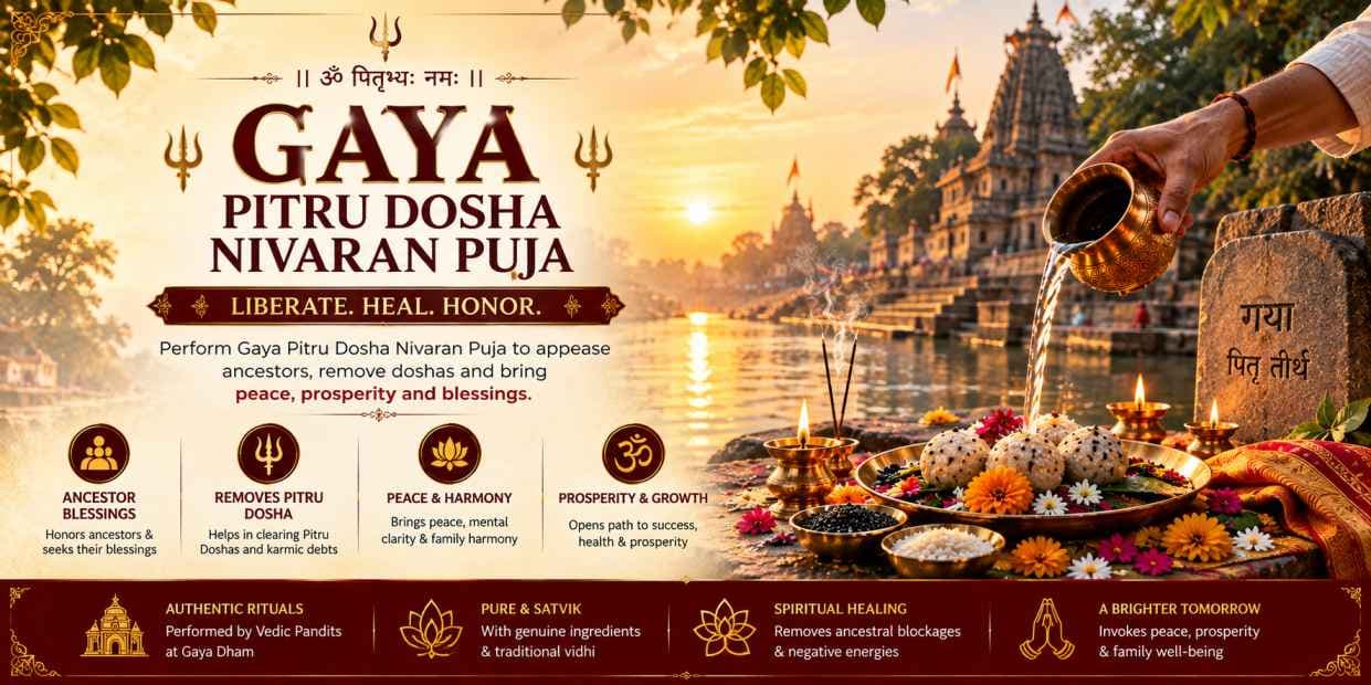 Gaya Pitru Dosha Nivaran Puja, Kashi Ganga Aarti and Rameshwaram Til Tarpanam